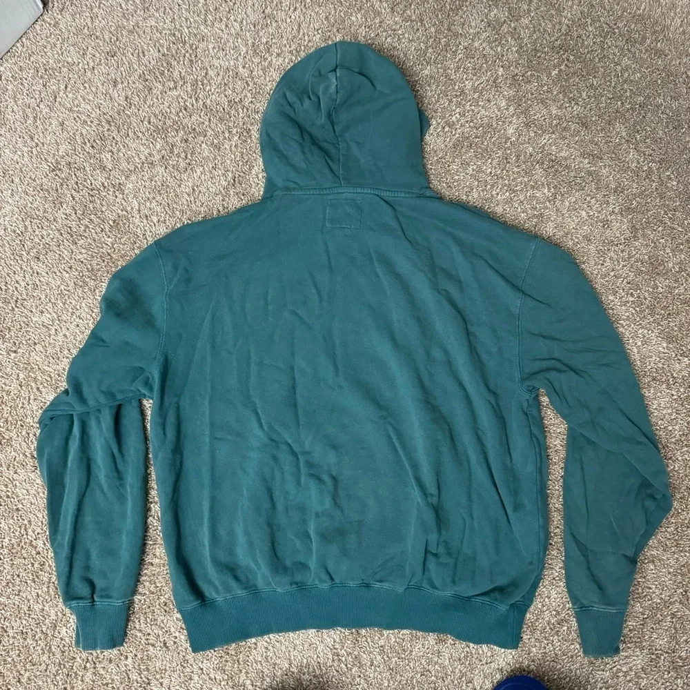 Vintage Wilbur Soot 1996 Operating System Green Fleece Lined Hoodie Size‎ Large - Picture 2 of 13
